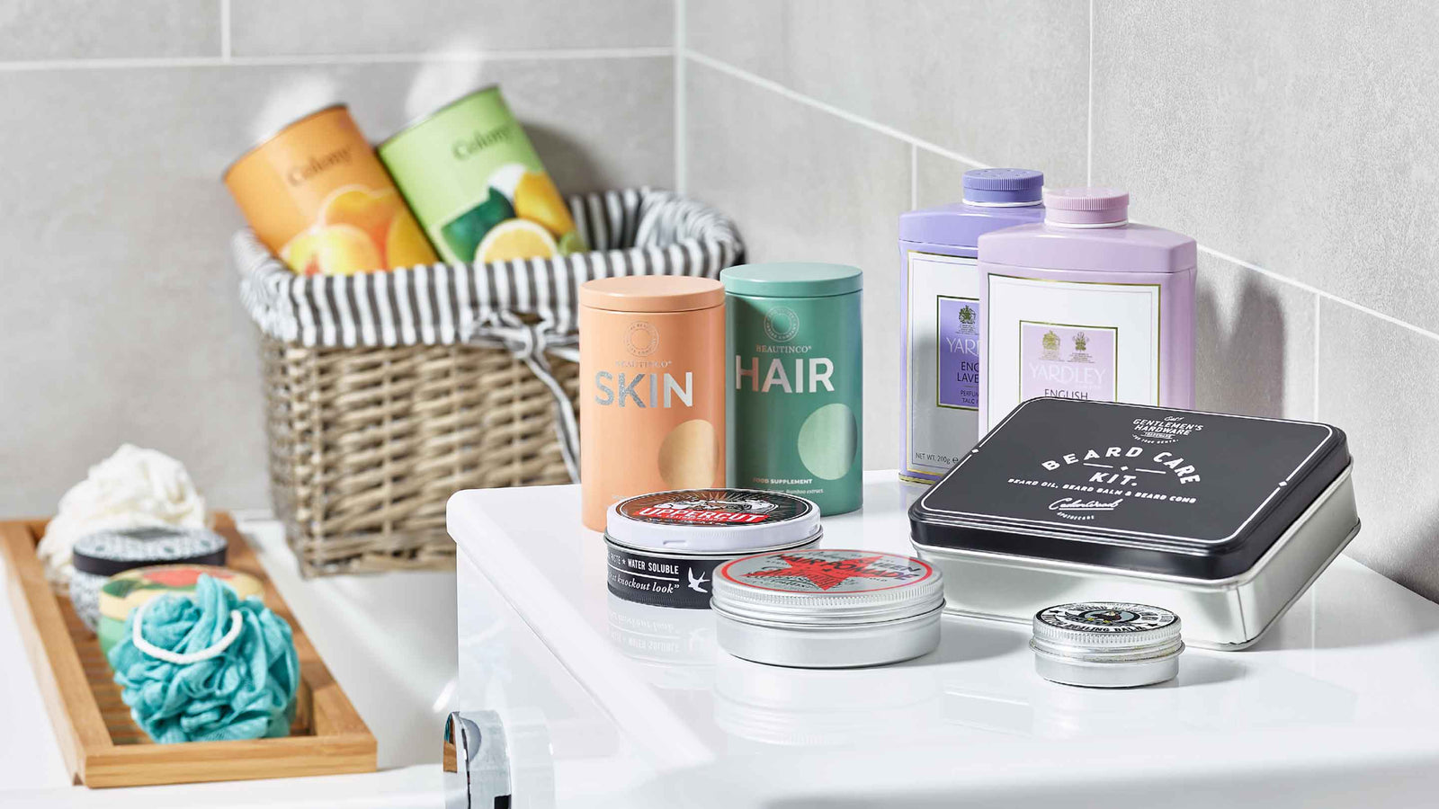 Selection of bespoke cosmetic packaging