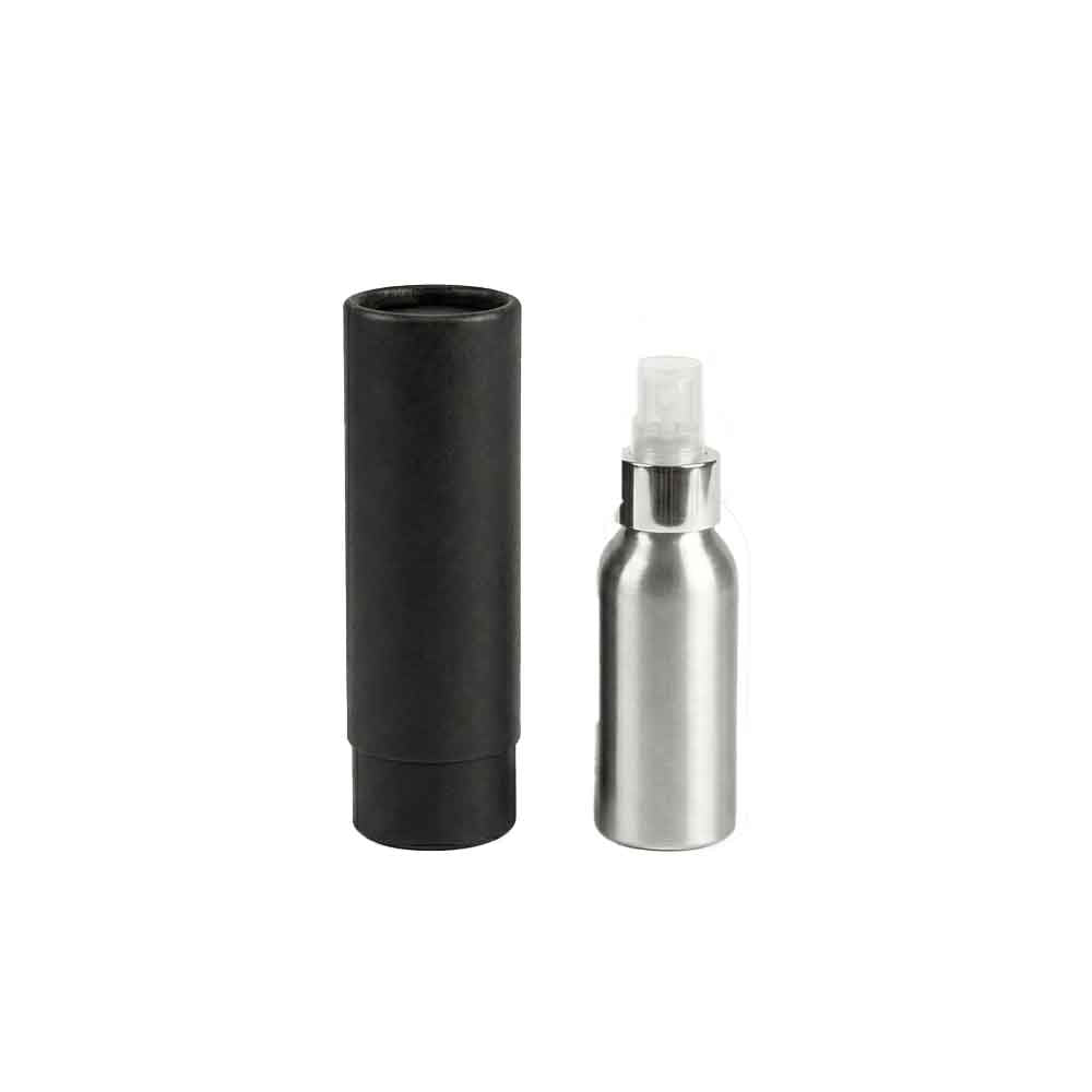 Flasker med skruelåg af aluminium med pumpe eller sprayhætter