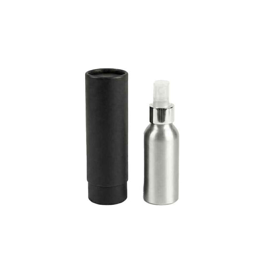 Flasker med skruelåg af aluminium med pumpe eller sprayhætter