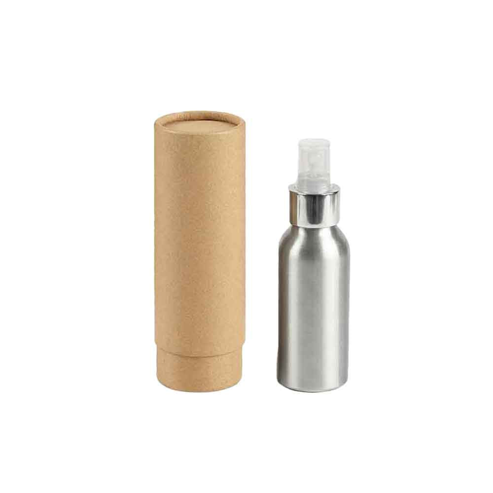 Flasker med skruelåg af aluminium med pumpe eller sprayhætter