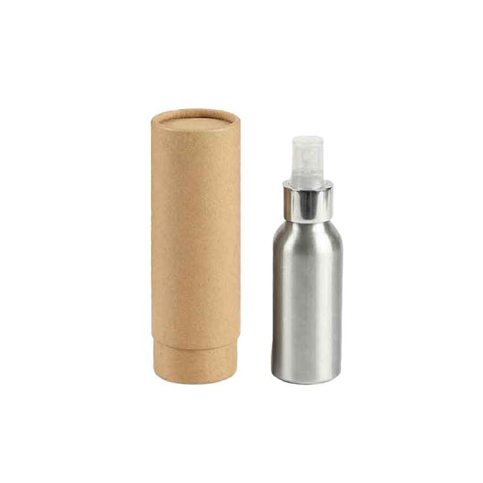 Flasker med skruelåg af aluminium med pumpe eller sprayhætter