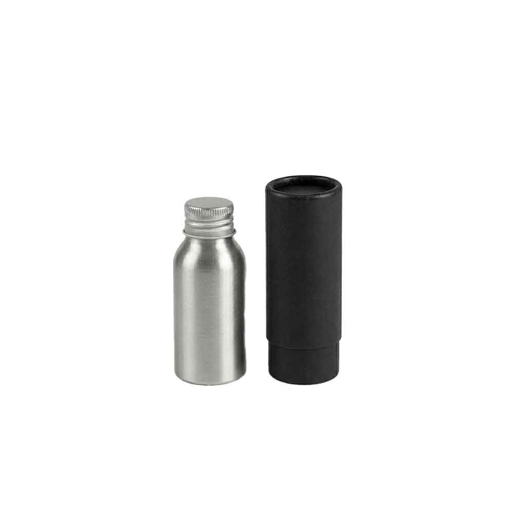 Flasker med skruelåg af aluminium med pumpe eller sprayhætter