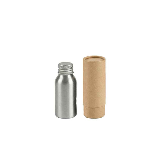 Flasker med skruelåg af aluminium med pumpe eller sprayhætter