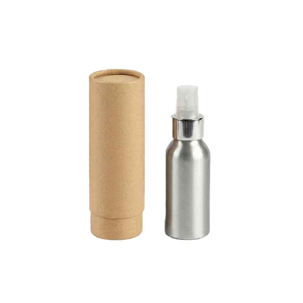 Flasker med skruelåg af aluminium med pumpe eller sprayhætter