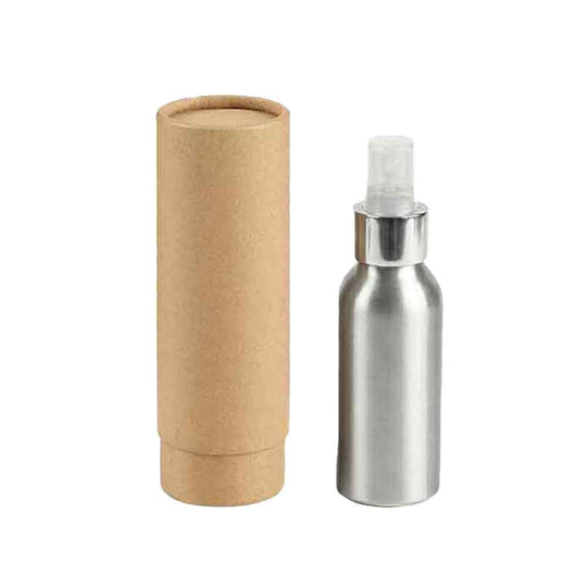 Flasker med skruelåg af aluminium med pumpe eller sprayhætter