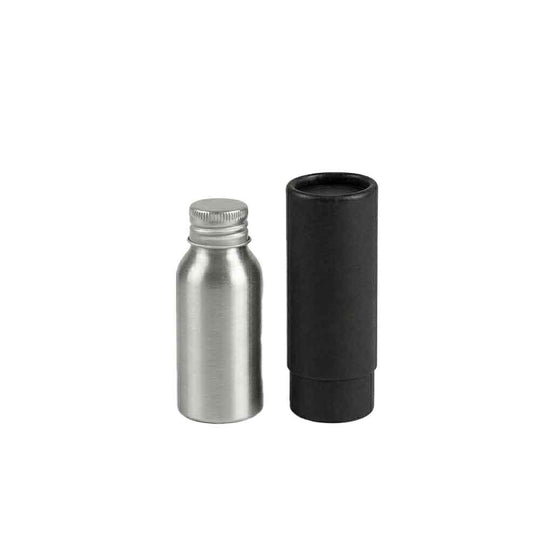Flasker med skruelåg af aluminium med pumpe eller sprayhætter