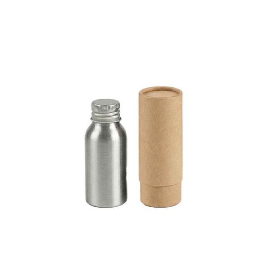 Flasker med skruelåg af aluminium med pumpe eller sprayhætter