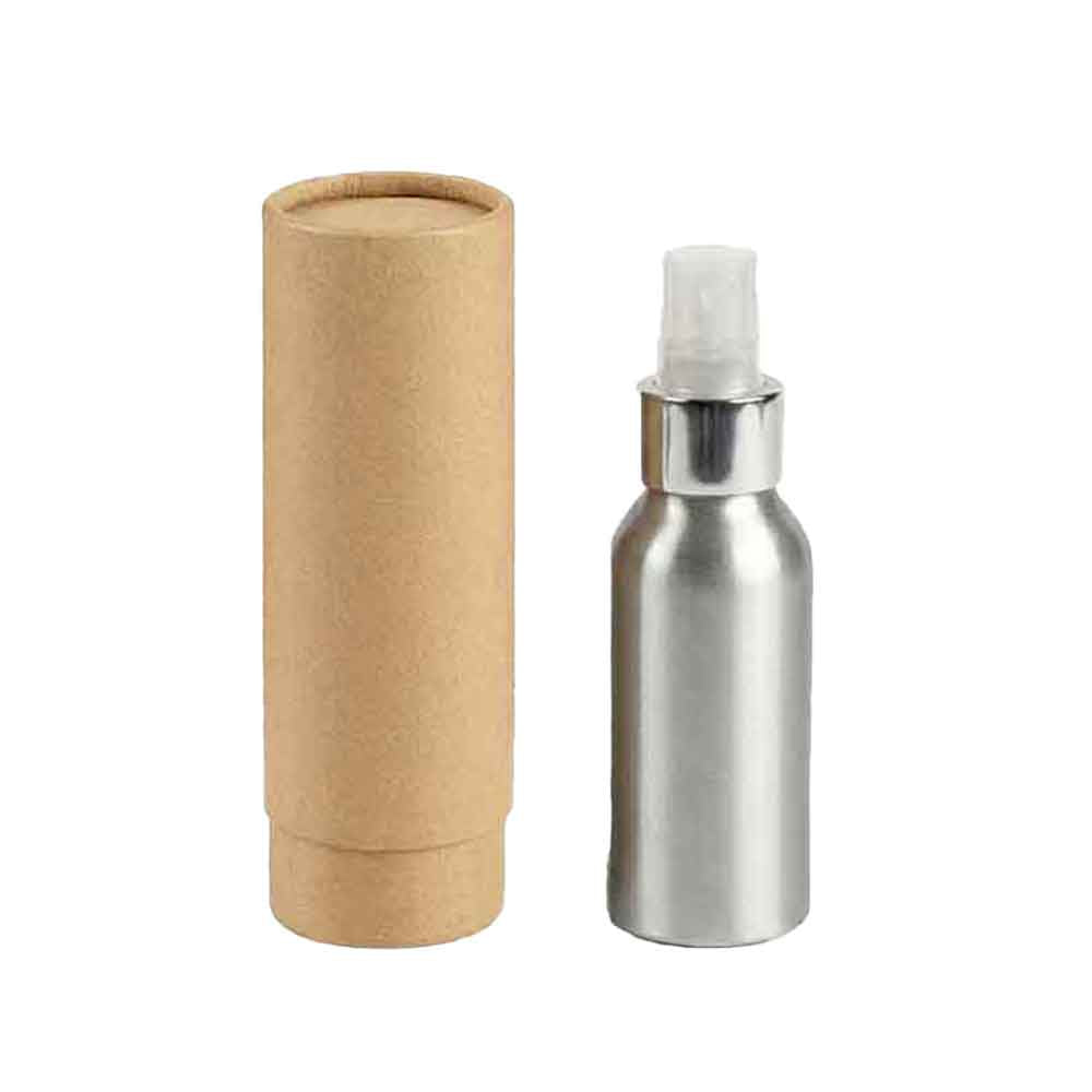 Flasker med skruelåg af aluminium med pumpe eller sprayhætter