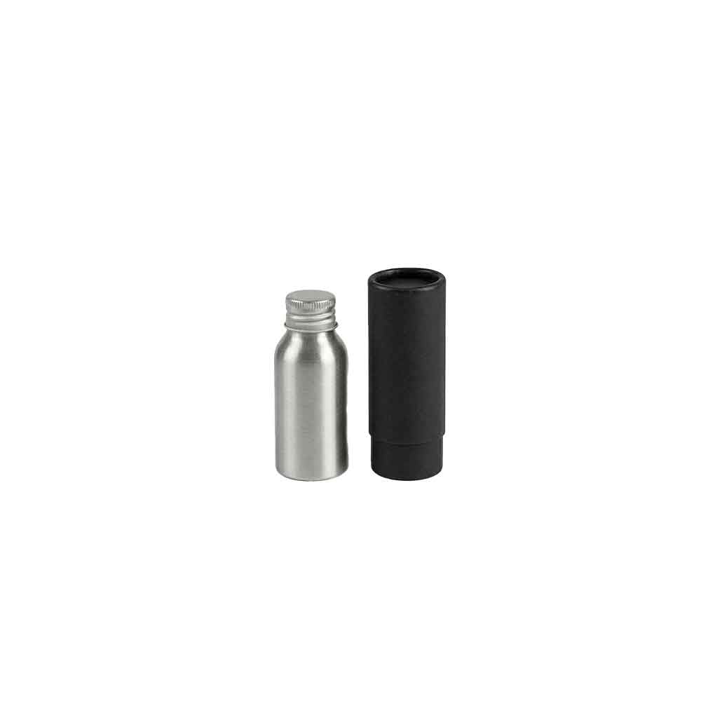 Flasker med skruelåg af aluminium med pumpe eller sprayhætter