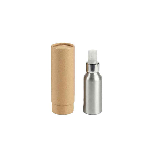 Flasker med skruelåg af aluminium med pumpe eller sprayhætter