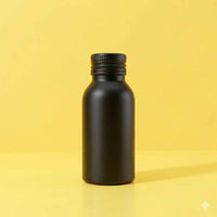 Limited Edition: Sort glans aluminium flasker | Eksklusiv finish