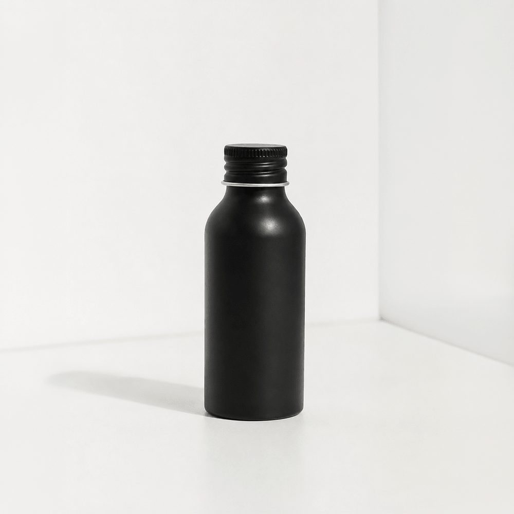 Limited Edition: Sort glans aluminium flasker | Eksklusiv finish