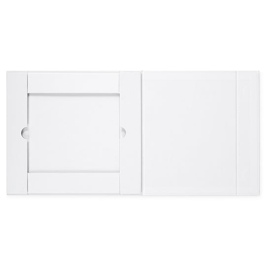 Flat-Pack A5 magnetiske gaveæsker i sort & hvid